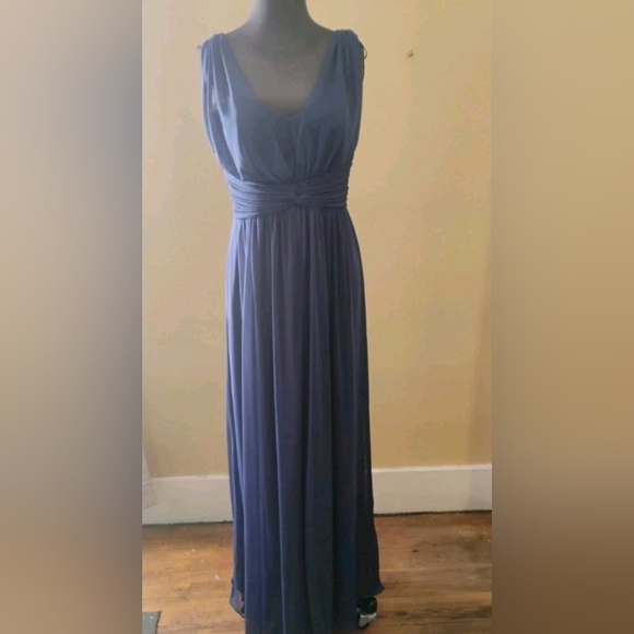 ALFRED SUNG Deep Blue Maxi Dress - Picture 2 of 12